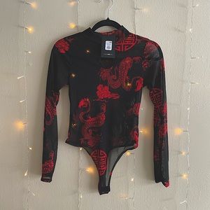 Dragon Sheer Body Suit 🐉